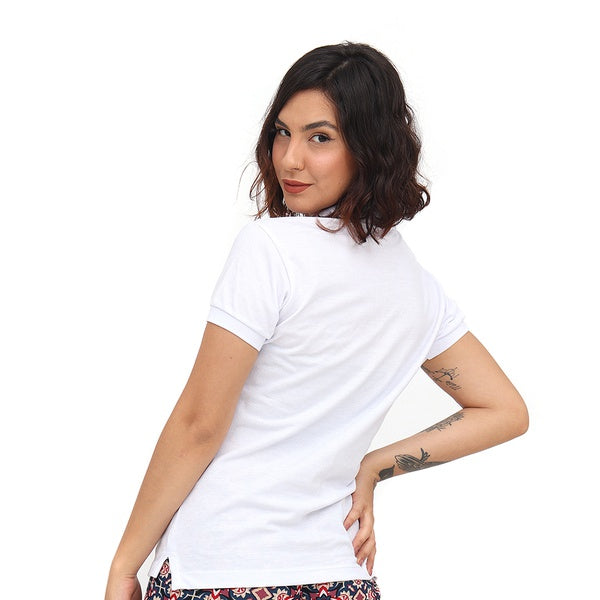 Camiseta Gola Polo Feminina - diRavena