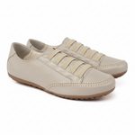 Carregar imagem no visualizador da galeria, Mocatênis Paola Ferrara - COURO LEGÍTIMO - (BEGE) - TODO FORRADO - 10x R$19,99
