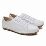 Carregar imagem no visualizador da galeria, Mocatênis Paola Ferrara - COURO LEGÍTIMO - (BRANCO) - TODO FORRADO - 10x R$19,99
