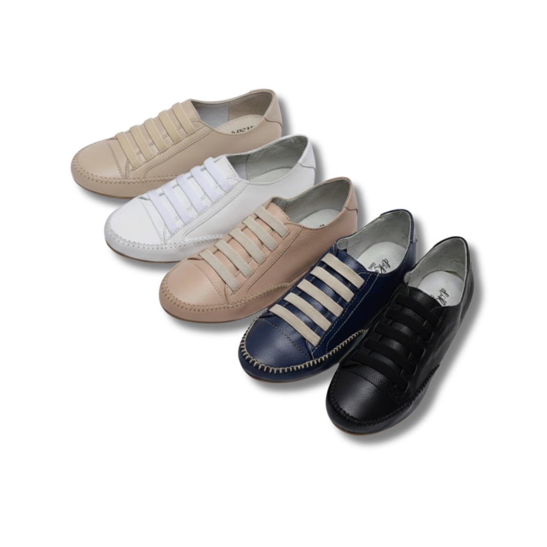 Mocatênis diRavena 2025 - COURO LEGÍTIMO - VÁRIAS CORES - Com Elástico - Promoção!